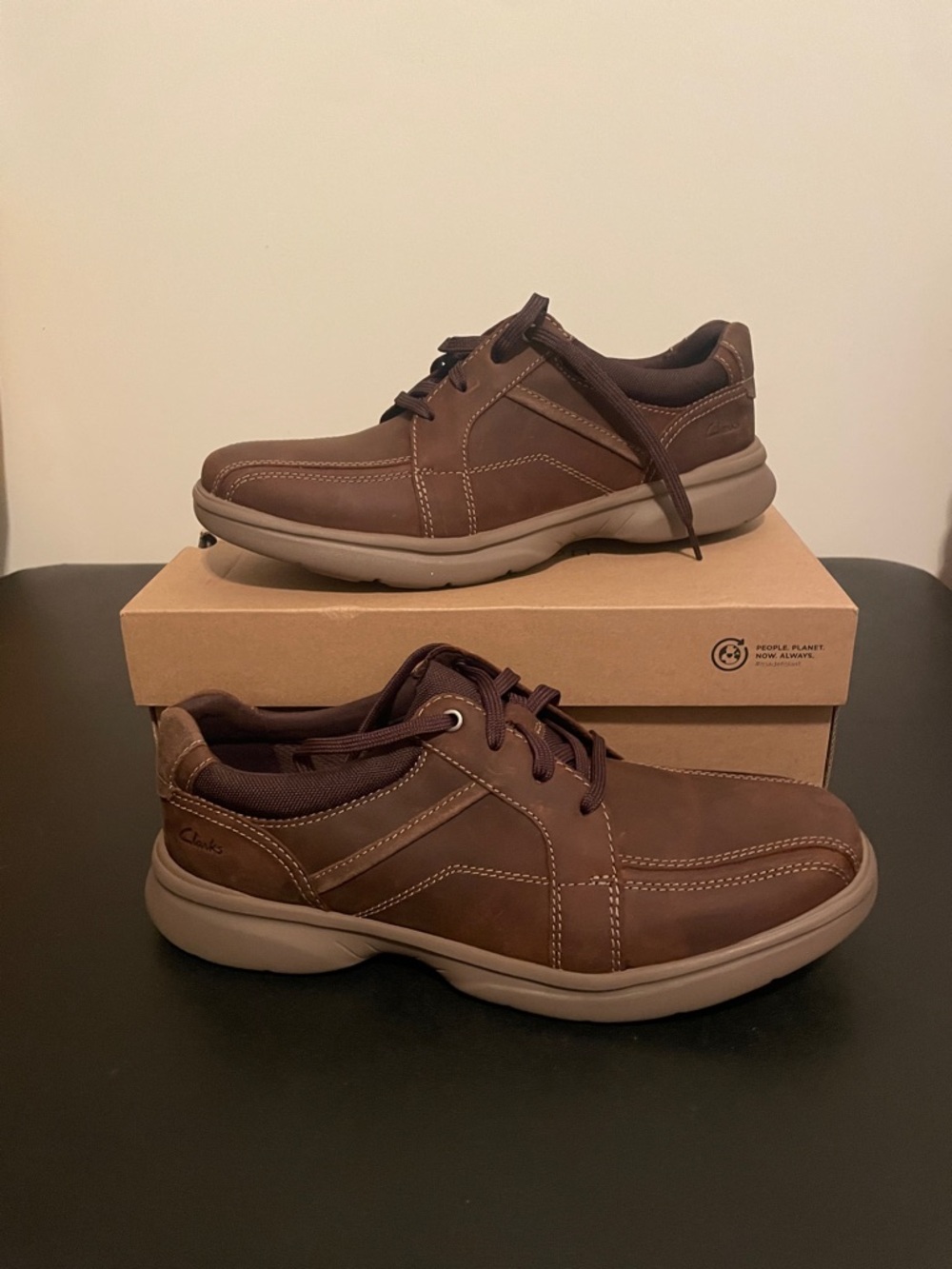 Clarks Bradley Walk Beeswax Leather Men’s 11 JB